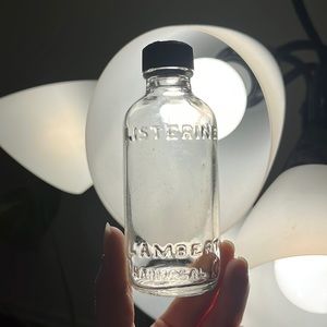 Listerine Lambert Pharmaceutical Co embossed bottle with cap
